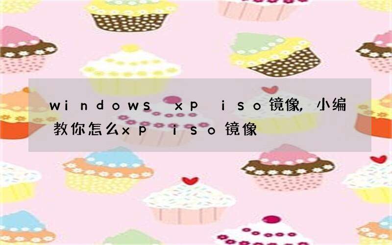 windows xp iso镜像,小编教你怎么xp iso镜像